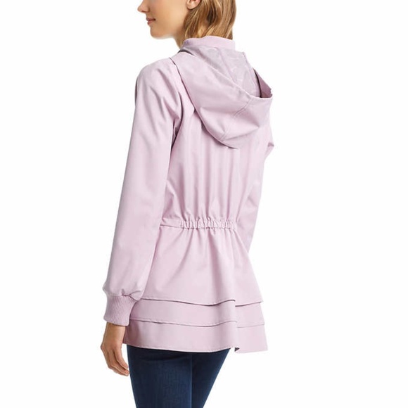 Bernardo Ladies' Ruffle Hem Jacket Light Purple - Picture 2 of 6